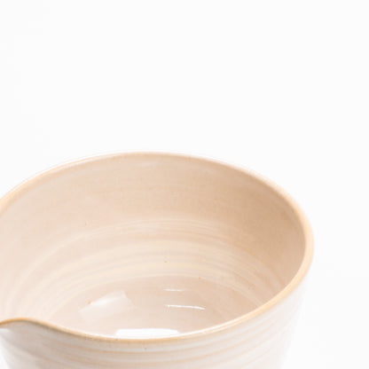 片口抹茶碗　白萩　十全窯 KOTOPOTTER