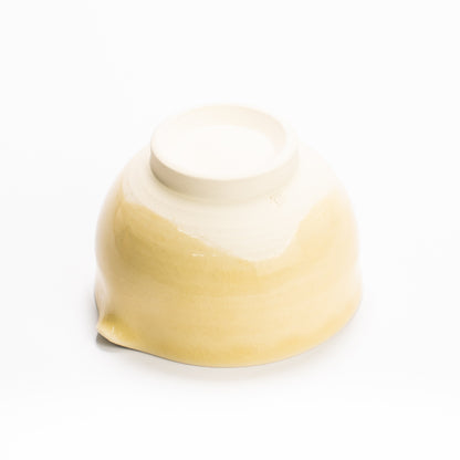 片口抹茶碗　黄瓷　大日窯 KOTOPOTTER