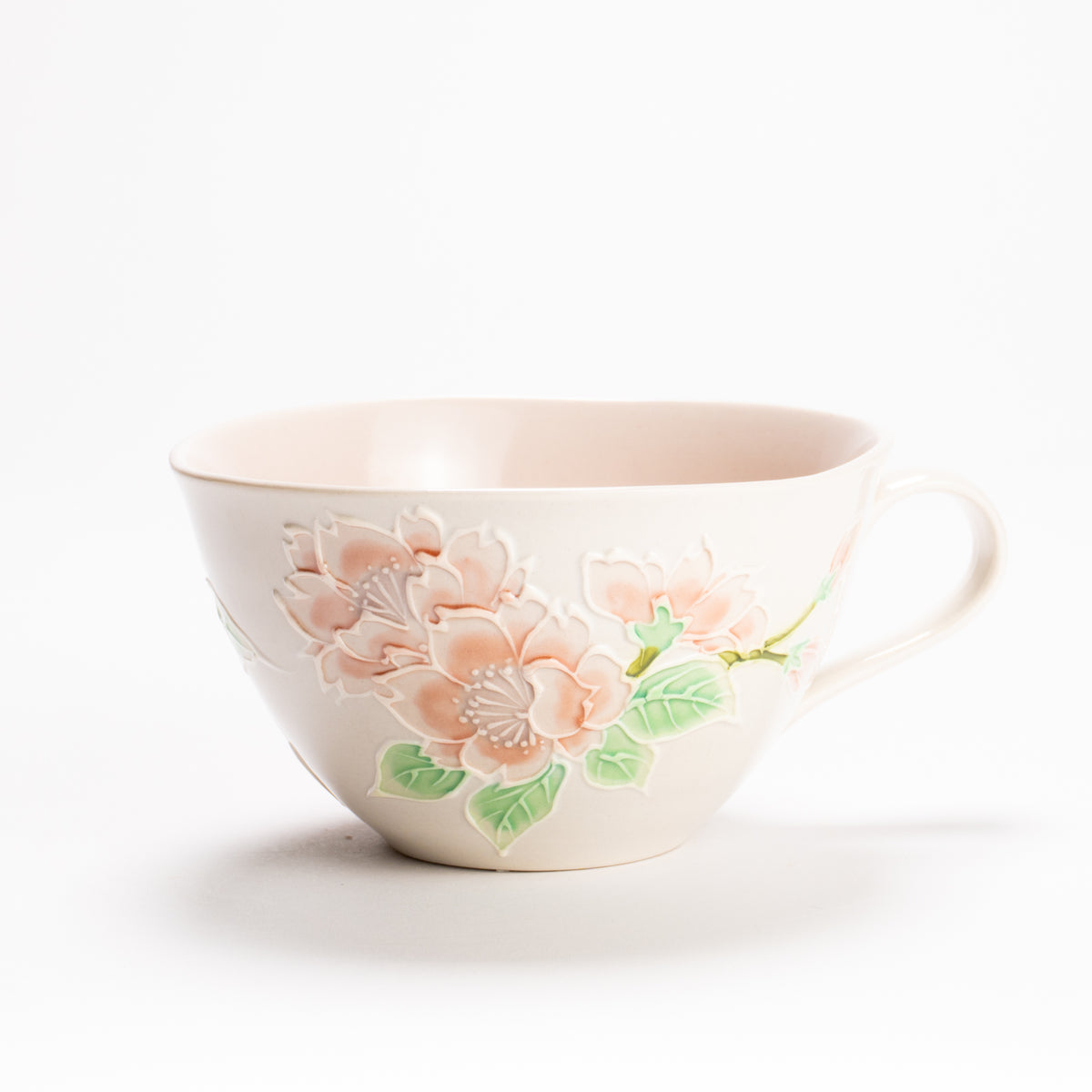 抹茶碗　古代黄交趾"梅に観世水"　一如 (コピー) KOTOPOTTER