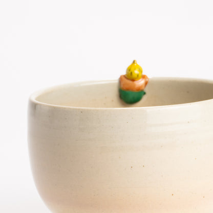 抹茶碗　かみなりさま　峨山 KOTOPOTTER