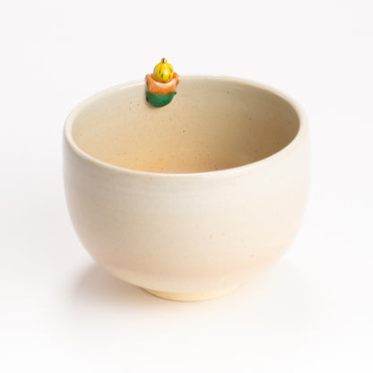 抹茶碗　かみなりさま　峨山 KOTOPOTTER