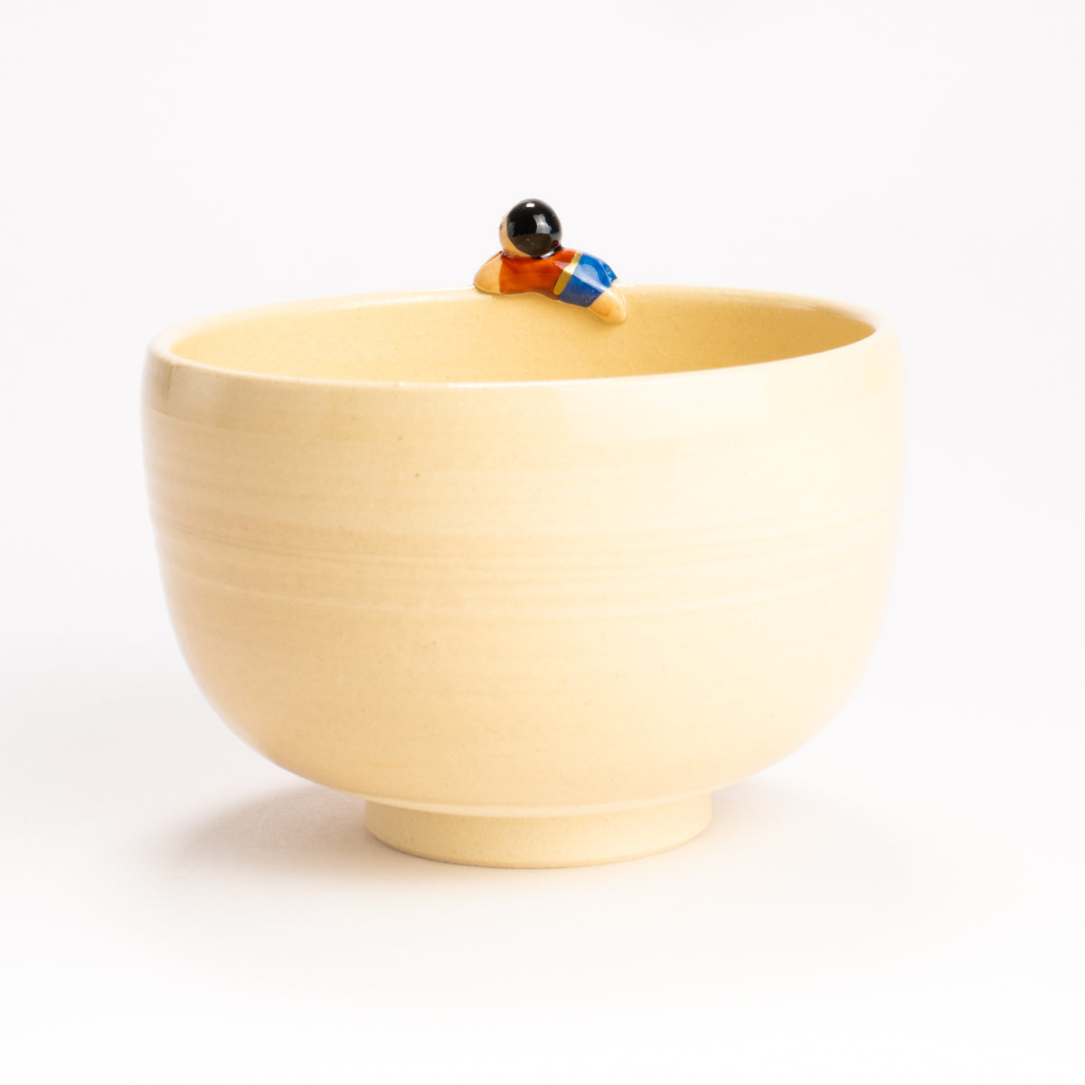 抹茶碗　龍と子　峨山 KOTOPOTTER