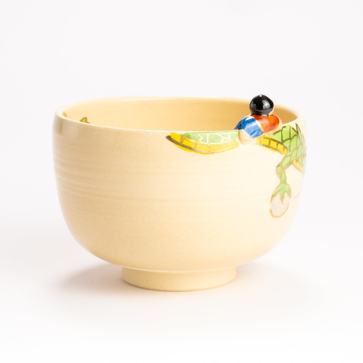 抹茶碗　龍と子　峨山 KOTOPOTTER