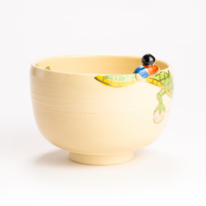 抹茶碗　龍と子　峨山 KOTOPOTTER