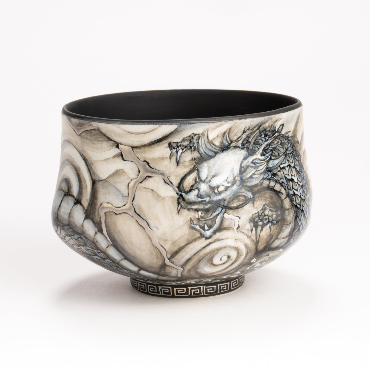 抹茶碗　青龍　高橋亞希 KOTOPOTTER