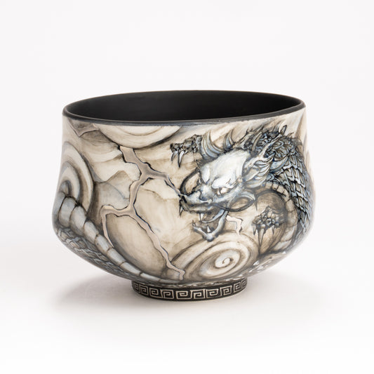 抹茶碗　青龍　高橋亞希 KOTOPOTTER