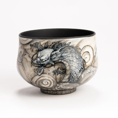 抹茶碗　青龍　高橋亞希 KOTOPOTTER