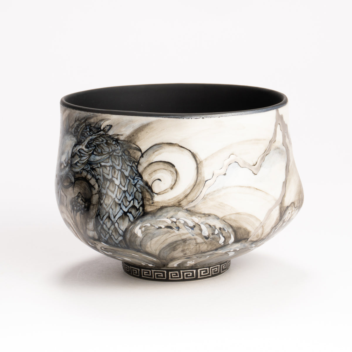 抹茶碗　青龍　高橋亞希 KOTOPOTTER