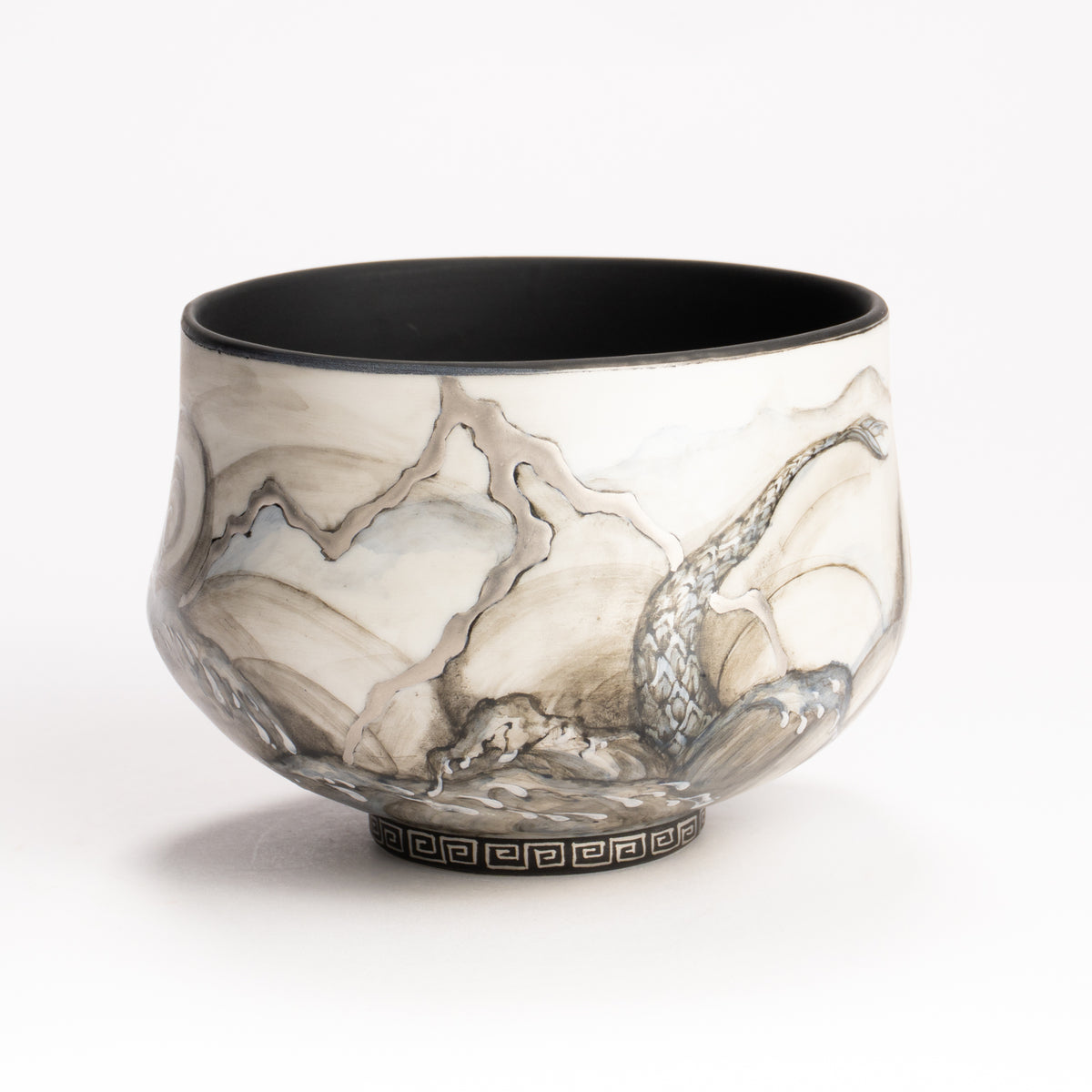 抹茶碗　青龍　高橋亞希 KOTOPOTTER