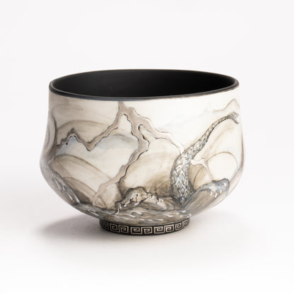 抹茶碗　青龍　高橋亞希 KOTOPOTTER