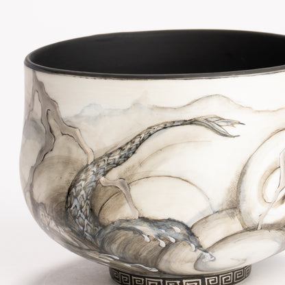 抹茶碗　青龍　高橋亞希 KOTOPOTTER