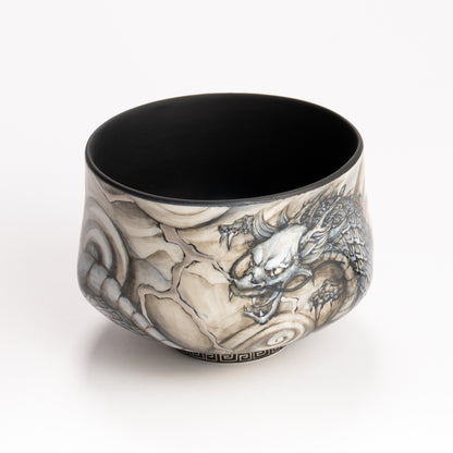 抹茶碗　青龍　高橋亞希 KOTOPOTTER