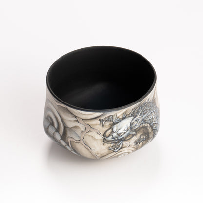 抹茶碗　青龍　高橋亞希 KOTOPOTTER