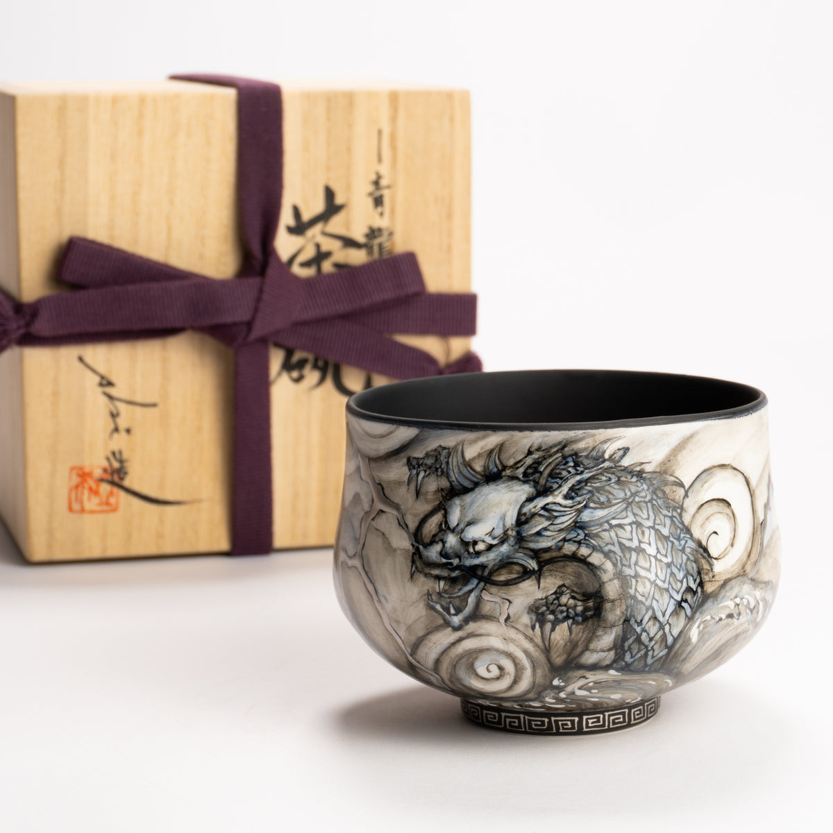 抹茶碗　青龍　高橋亞希 KOTOPOTTER