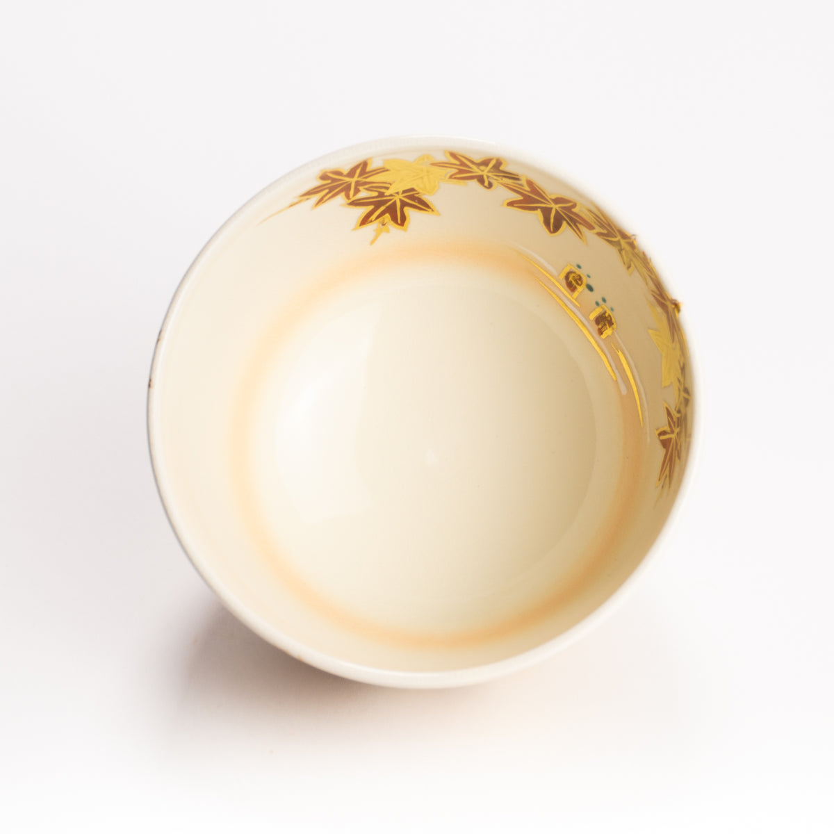 抹茶碗　紅葉に山雀　宮川香林 KOTOPOTTER