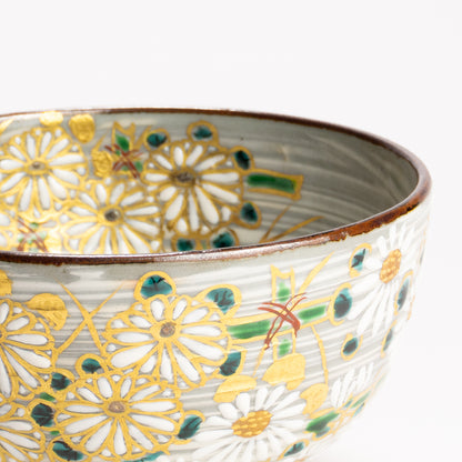 抹茶碗　菊の絵　宮川香林 KOTOPOTTER