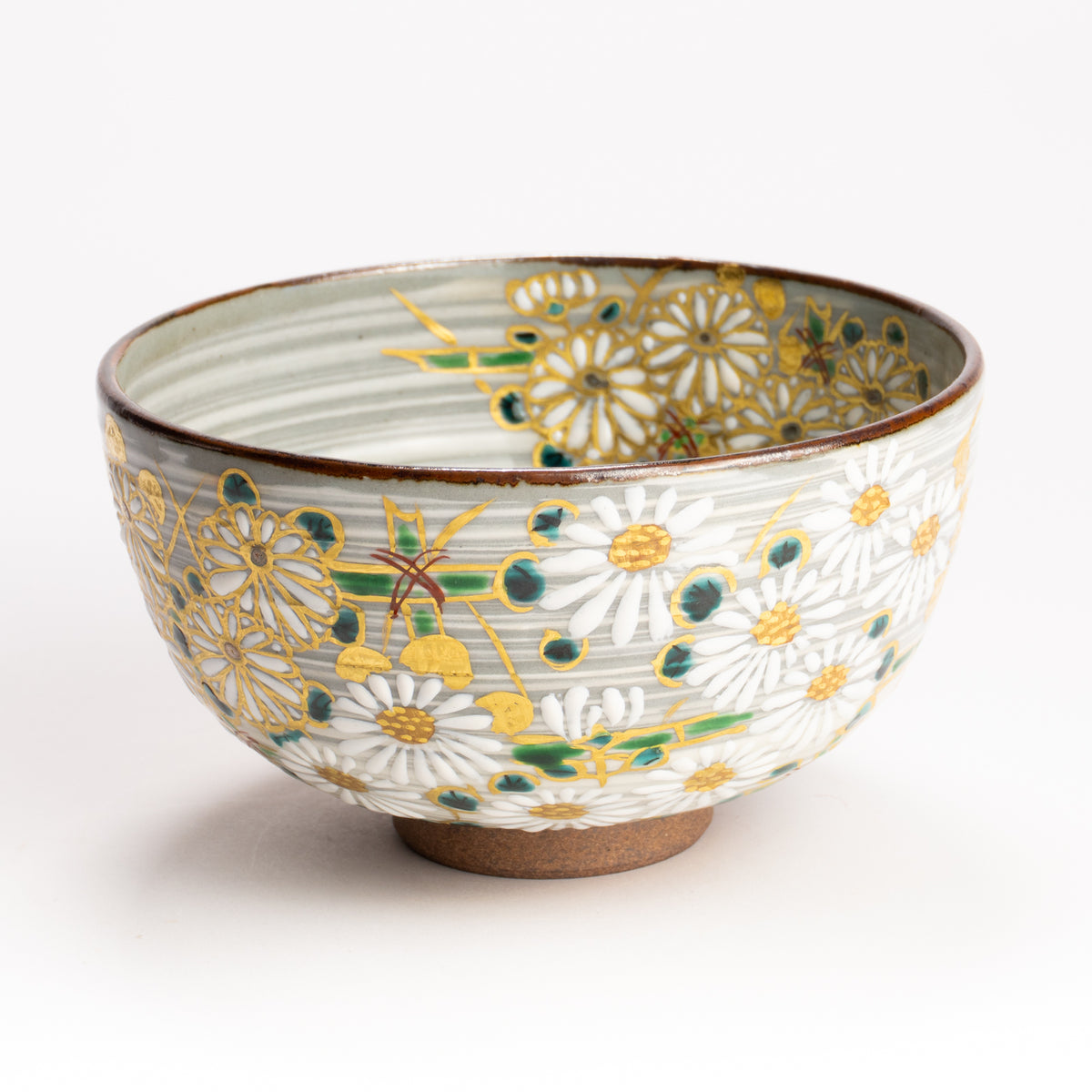 抹茶碗　菊の絵　宮川香林 KOTOPOTTER