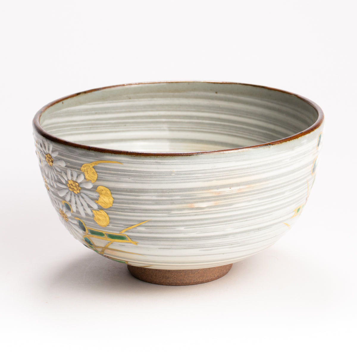 抹茶碗　菊の絵　宮川香林 KOTOPOTTER