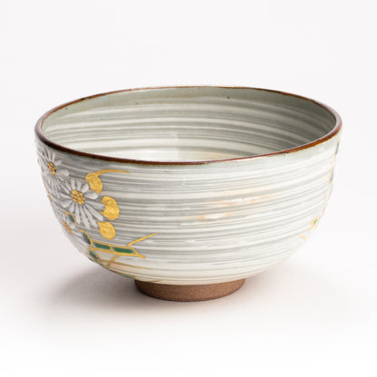 抹茶碗　菊の絵　宮川香林 KOTOPOTTER