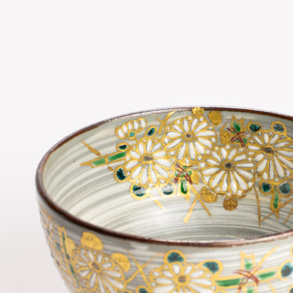 抹茶碗　菊の絵　宮川香林 KOTOPOTTER