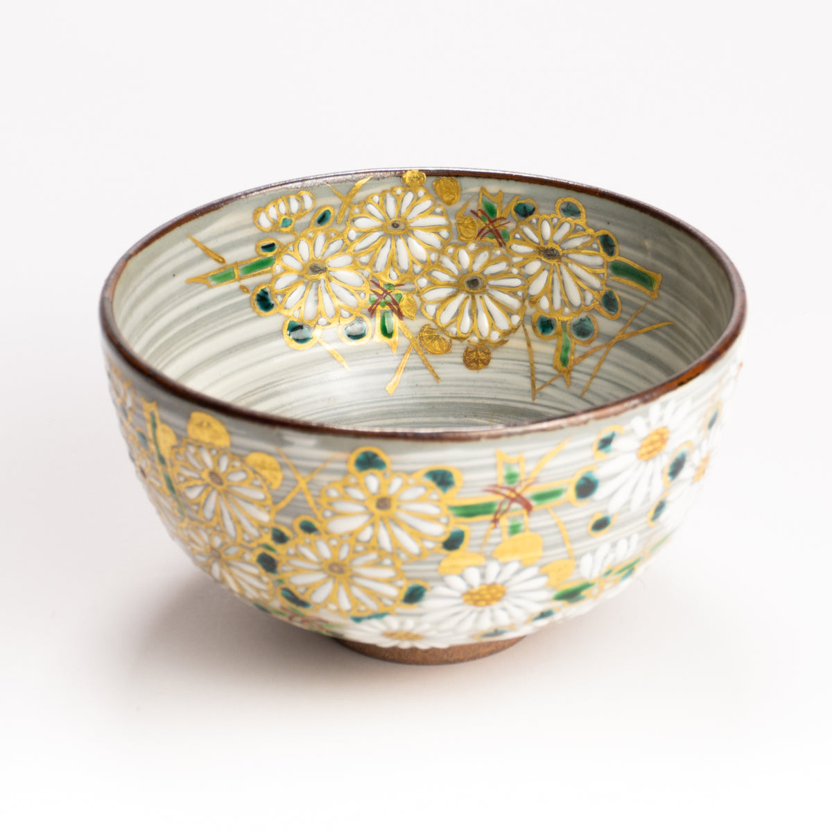 抹茶碗　菊の絵　宮川香林 KOTOPOTTER