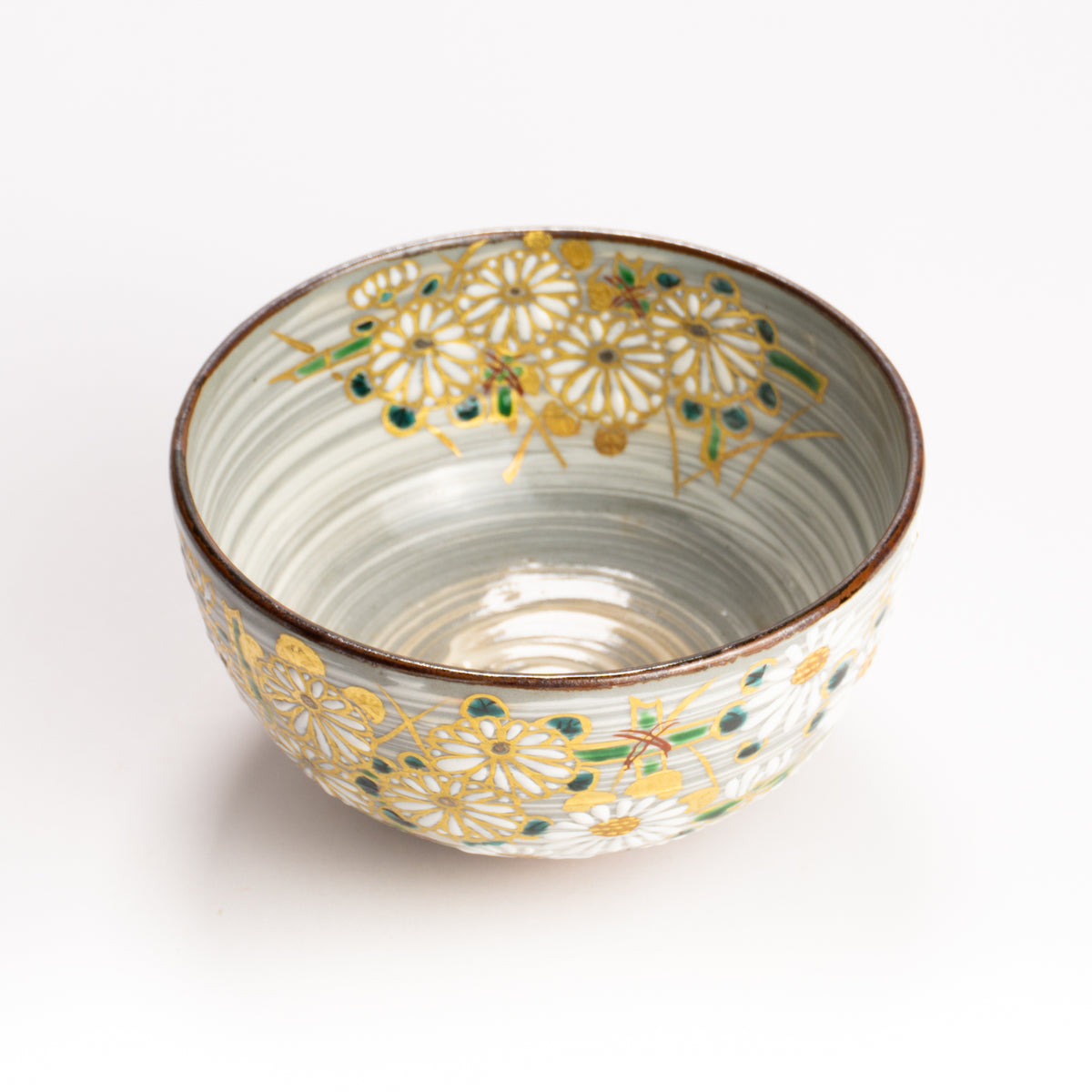 抹茶碗　菊の絵　宮川香林 KOTOPOTTER