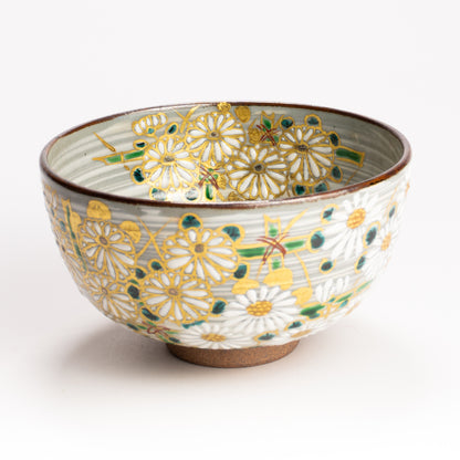 抹茶碗　菊の絵　宮川香林 KOTOPOTTER