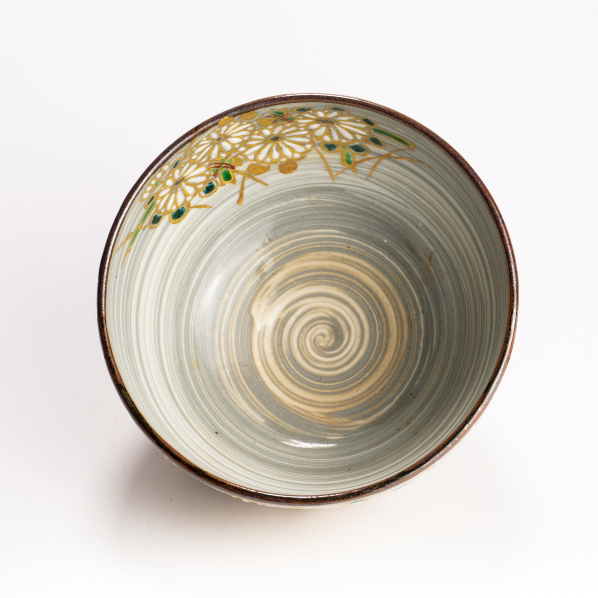 抹茶碗　菊の絵　宮川香林 KOTOPOTTER