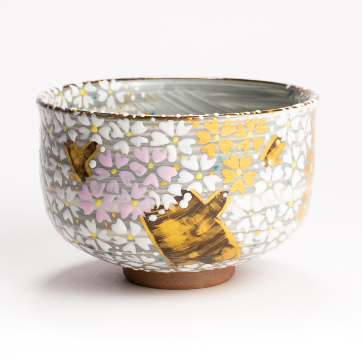 抹茶碗　桜の絵　宮川香林 KOTOPOTTER