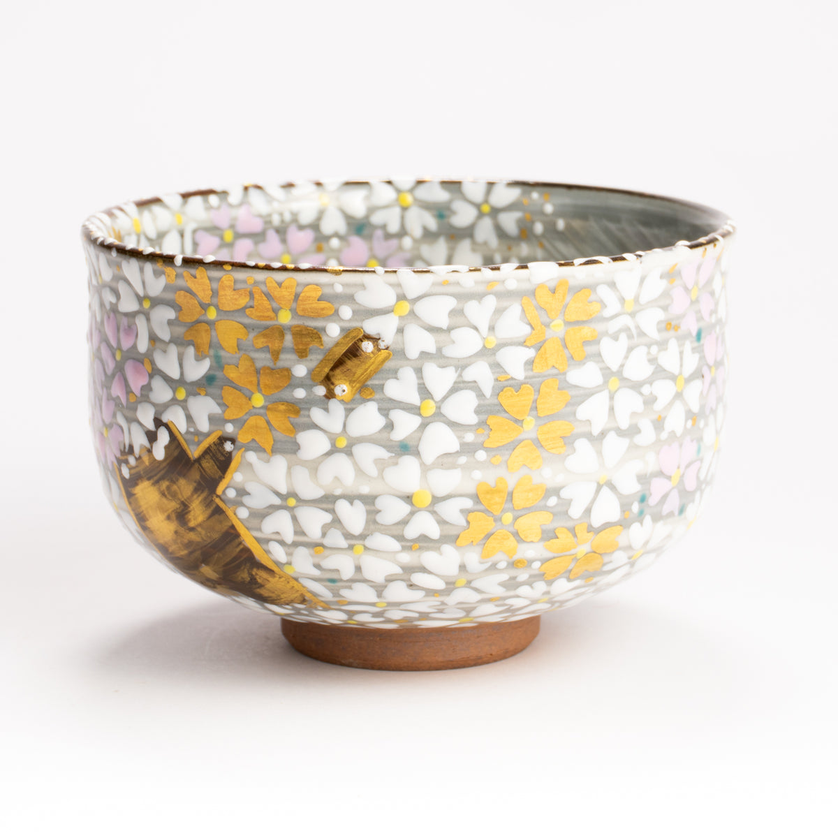 抹茶碗　桜の絵　宮川香林 KOTOPOTTER
