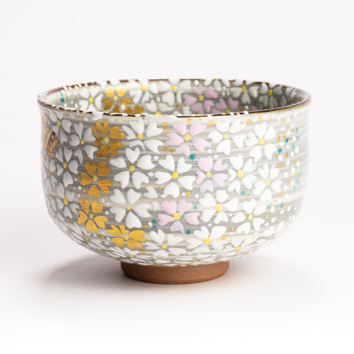 抹茶碗　桜の絵　宮川香林 KOTOPOTTER