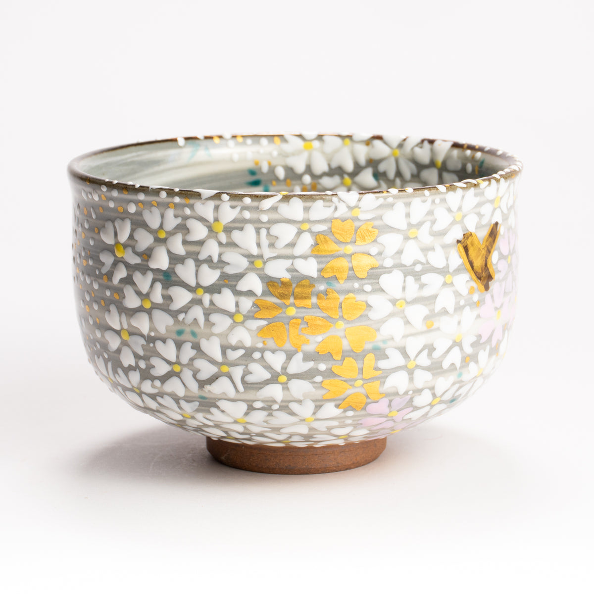 抹茶碗　桜の絵　宮川香林 KOTOPOTTER