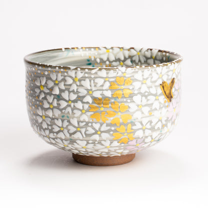 抹茶碗　桜の絵　宮川香林 KOTOPOTTER