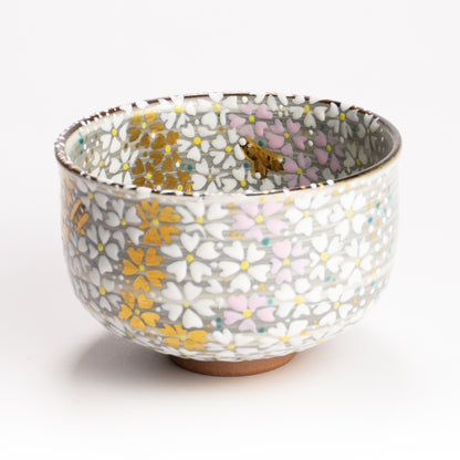 抹茶碗　桜の絵　宮川香林 KOTOPOTTER