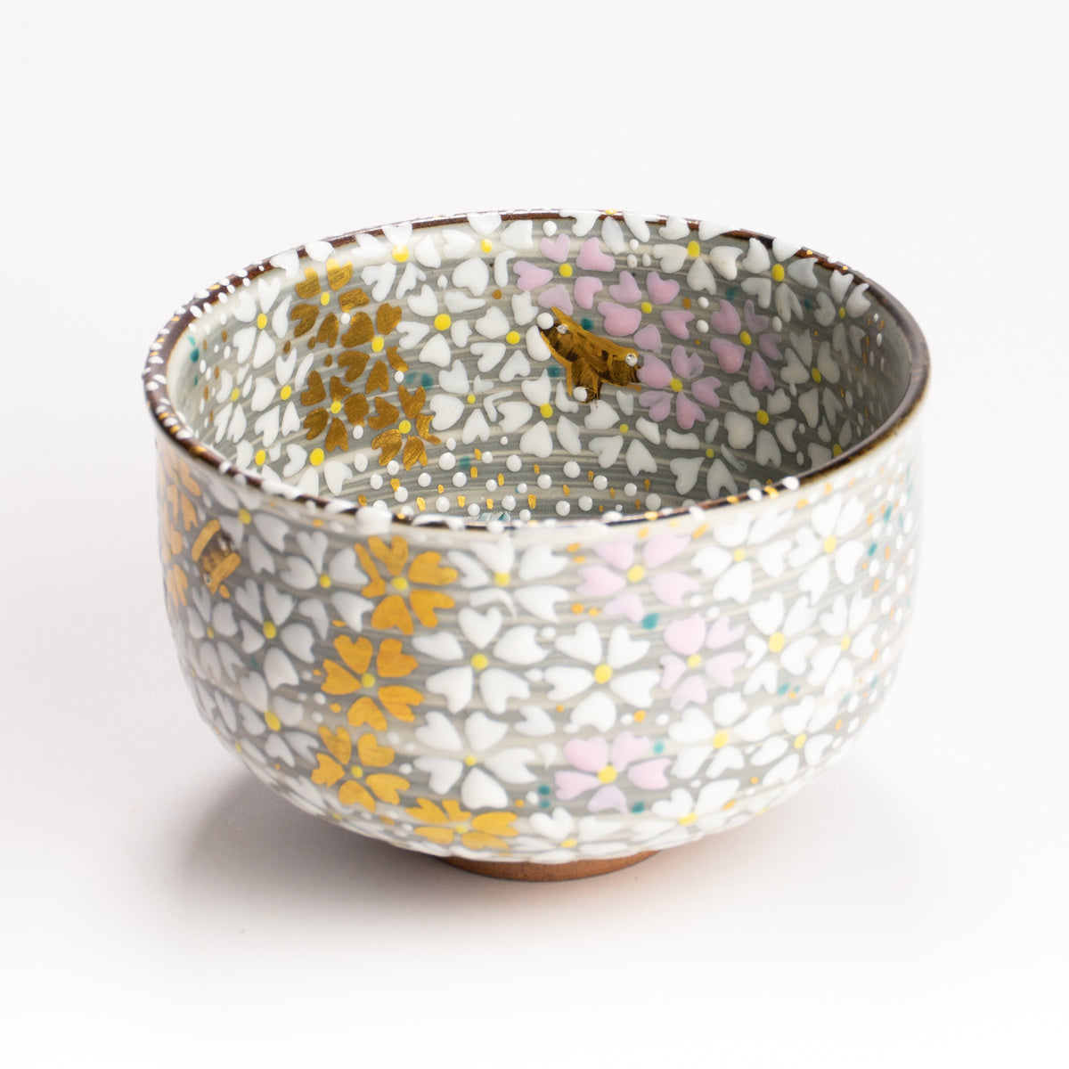 抹茶碗　桜の絵　宮川香林 KOTOPOTTER