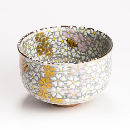 抹茶碗　桜の絵　宮川香林 KOTOPOTTER