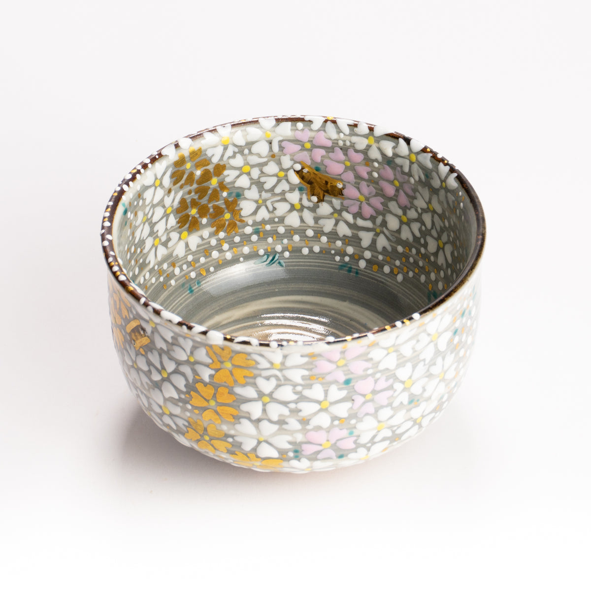 抹茶碗　桜の絵　宮川香林 KOTOPOTTER