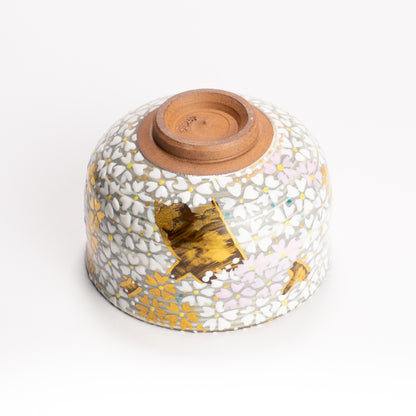 抹茶碗　桜の絵　宮川香林 KOTOPOTTER