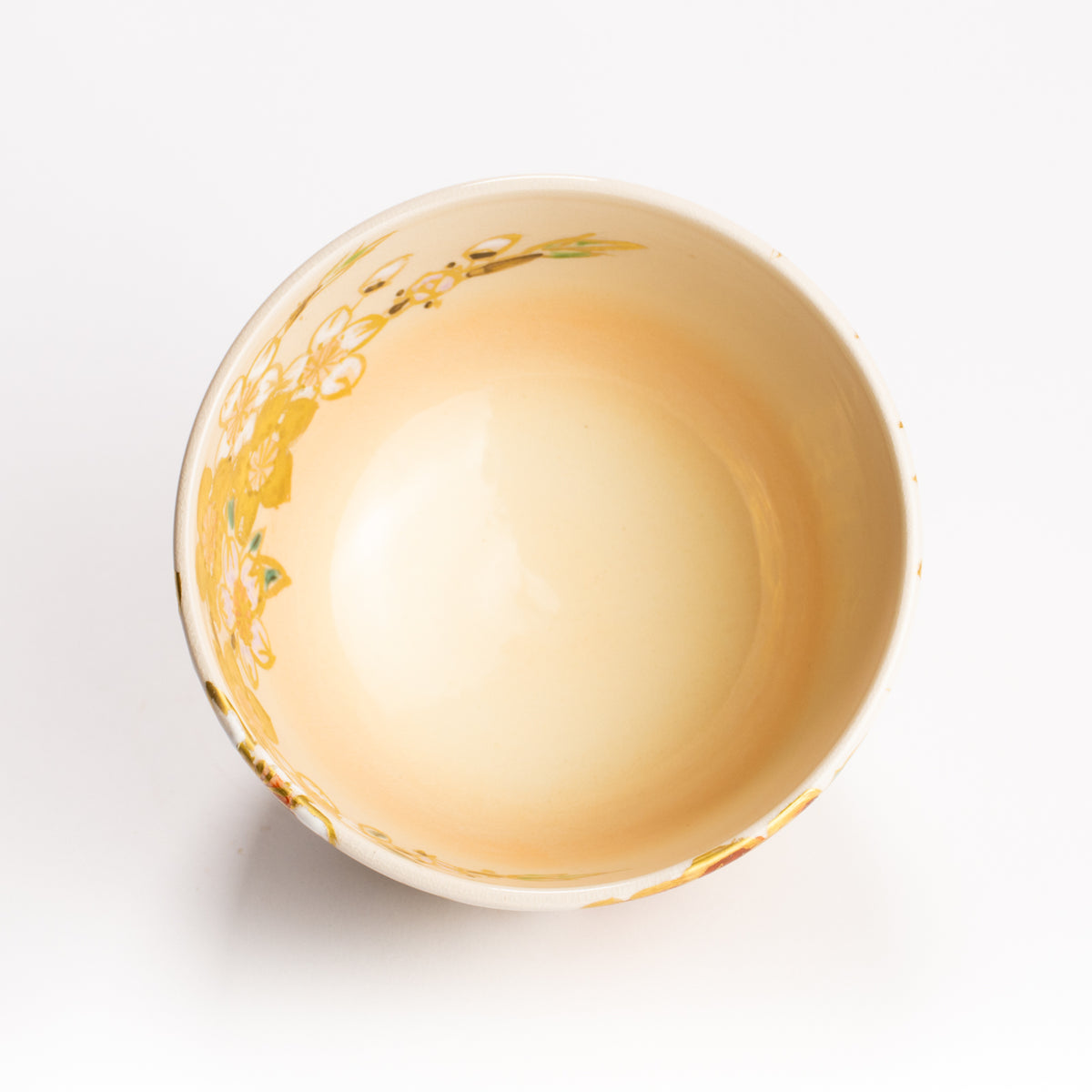 抹茶碗　四季草花の絵　宮川香林 KOTOPOTTER
