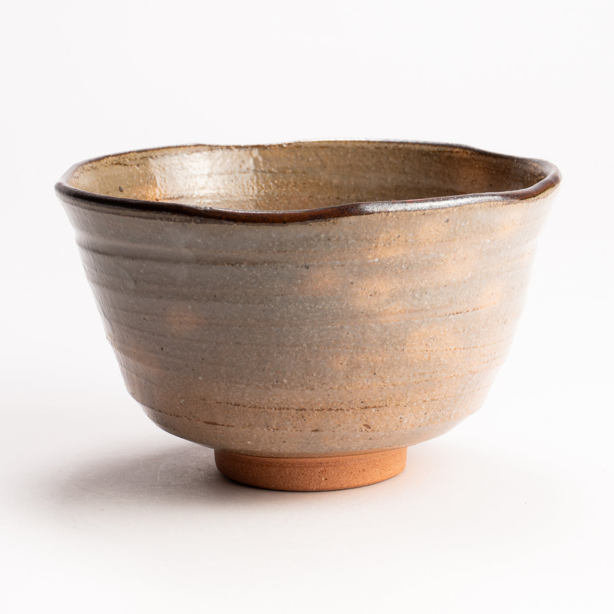 抹茶碗　黒陶紅葉　俊山窯 KOTOPOTTER