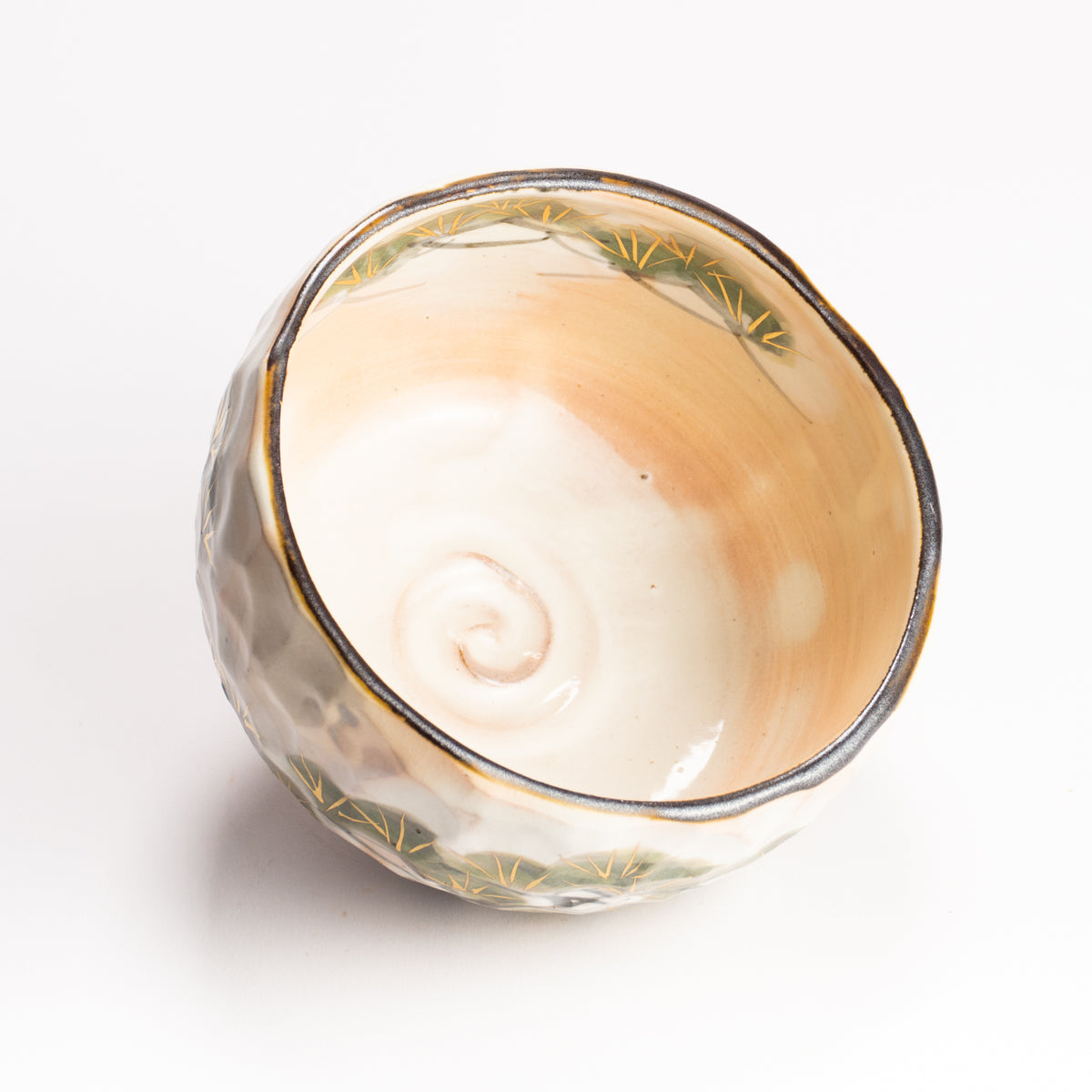 抹茶碗　雪松之図　俊山窯 KOTOPOTTER