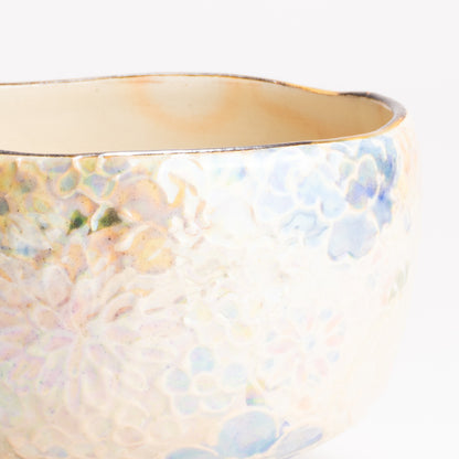 抹茶碗　ラスター彩 花詰　俊山窯 KOTOPOTTER