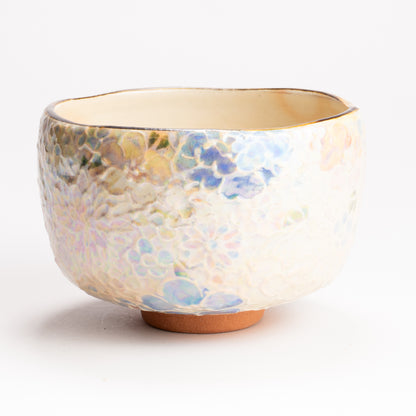 抹茶碗　ラスター彩 花詰　俊山窯 KOTOPOTTER