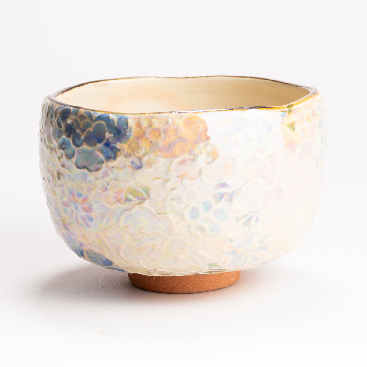 抹茶碗　ラスター彩 花詰　俊山窯 KOTOPOTTER