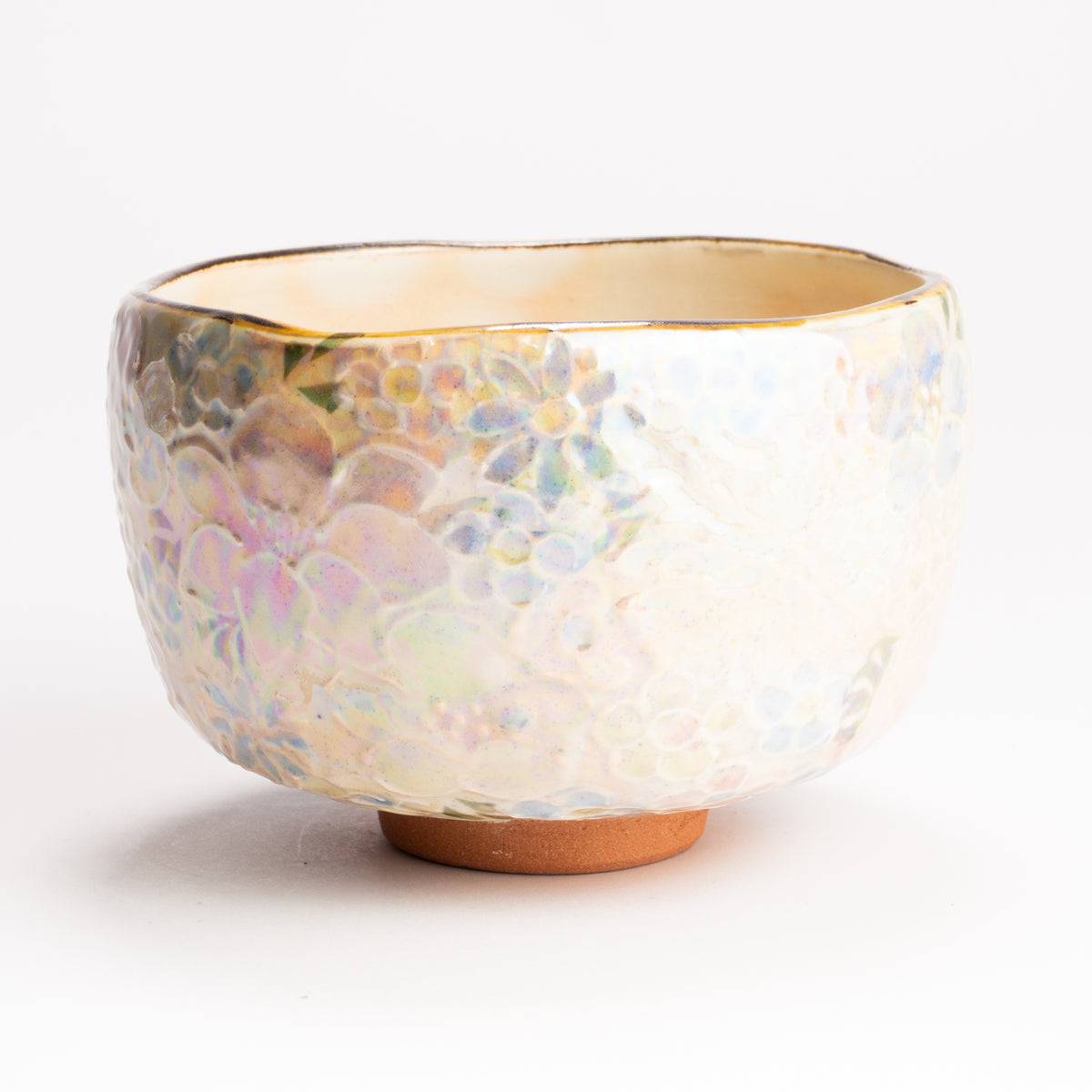 抹茶碗　ラスター彩 花詰　俊山窯 KOTOPOTTER
