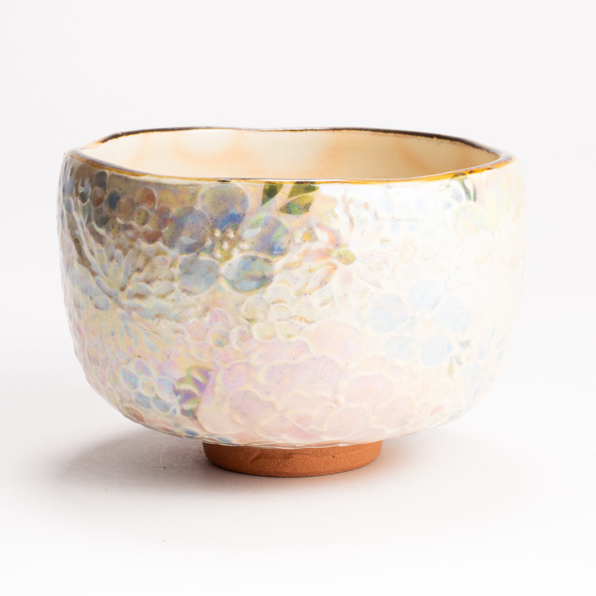 抹茶碗　ラスター彩 花詰　俊山窯 KOTOPOTTER