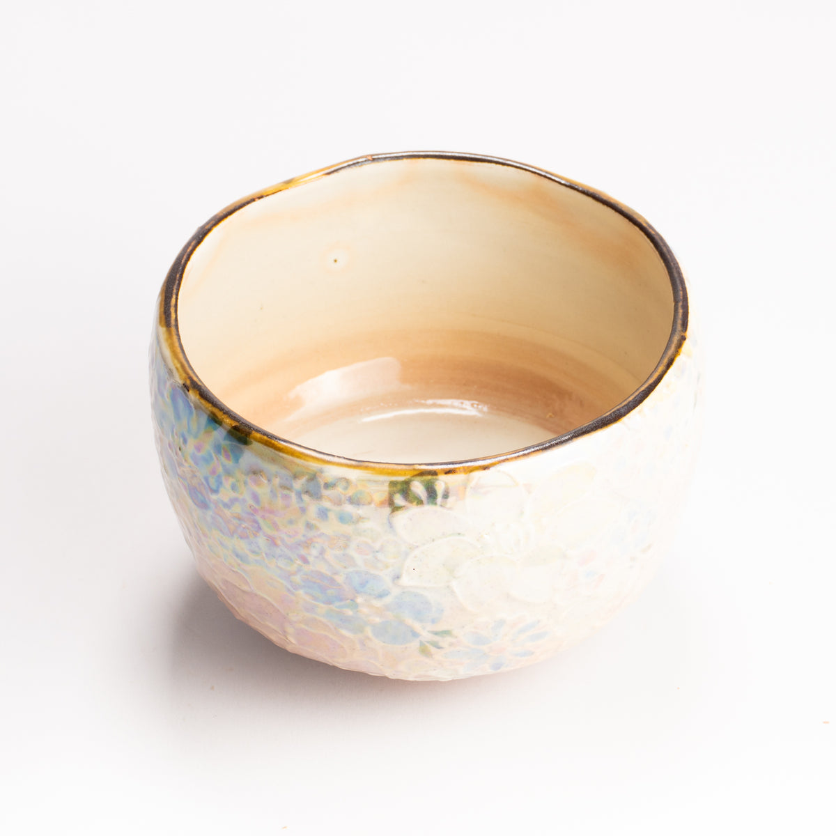 抹茶碗　ラスター彩 花詰　俊山窯 KOTOPOTTER