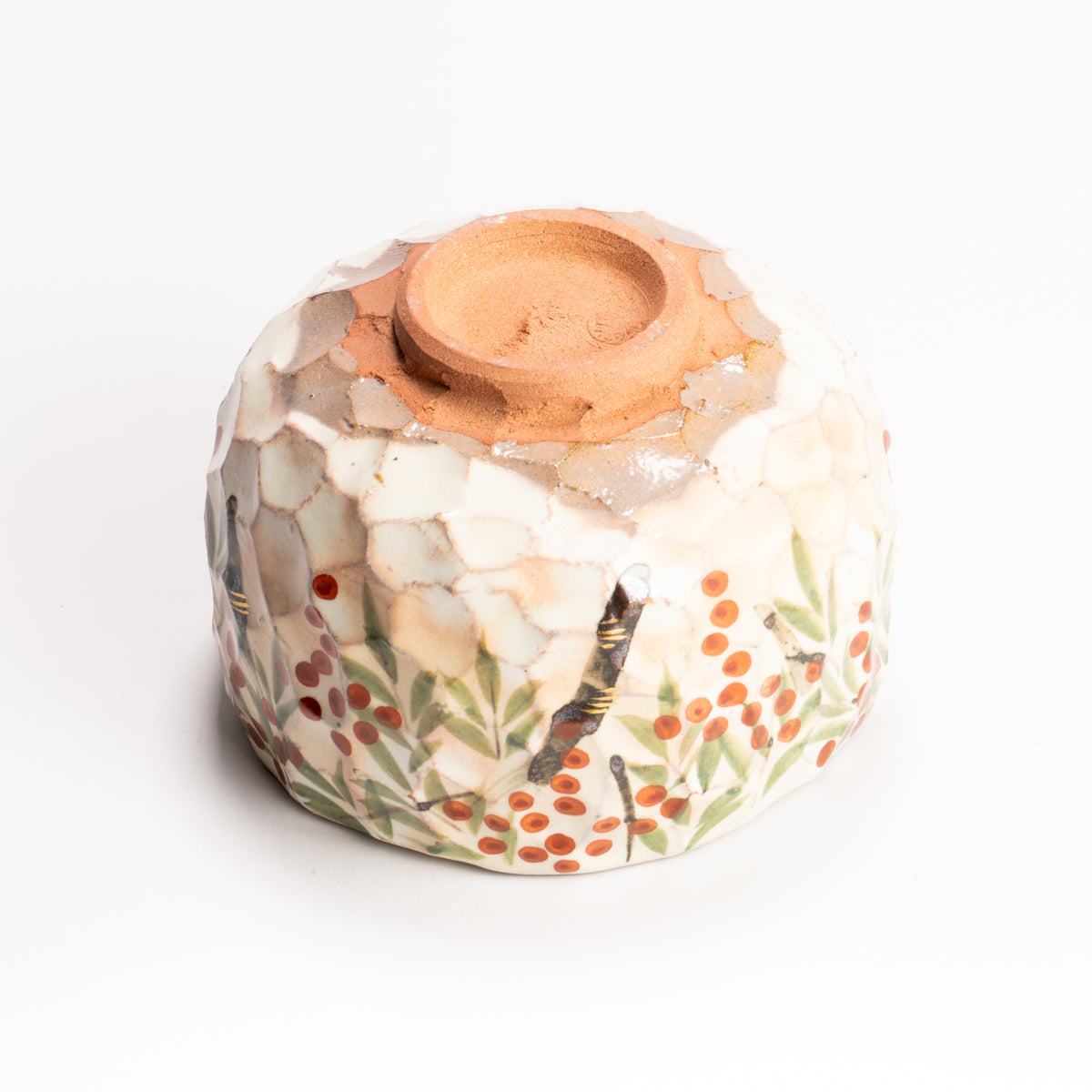 抹茶碗　南天之図　俊山窯 KOTOPOTTER