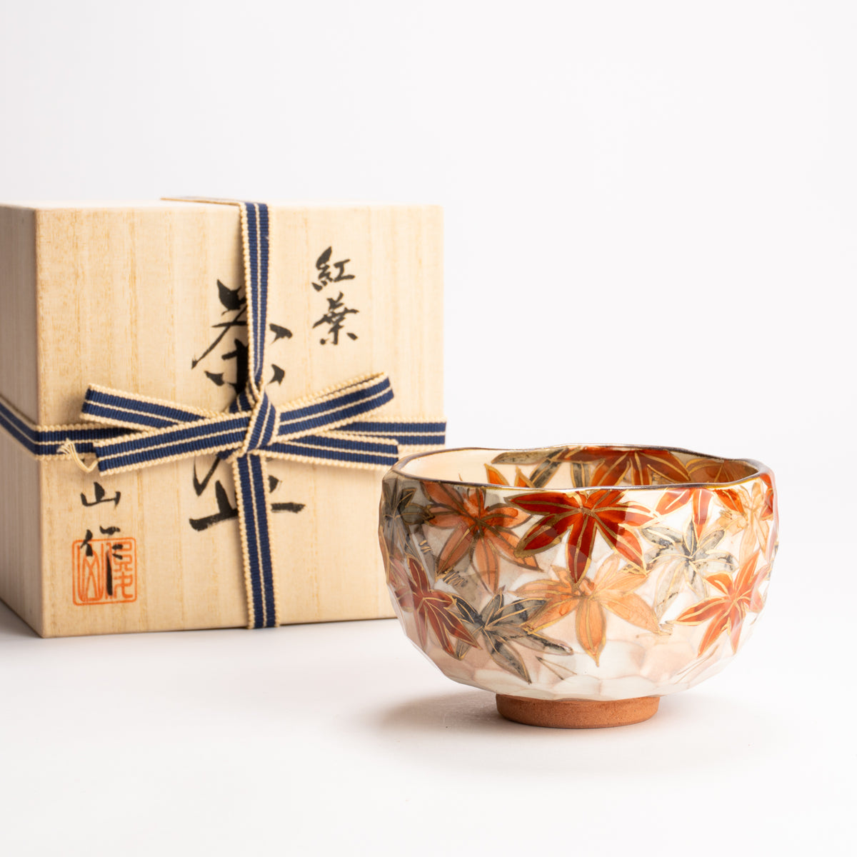 抹茶碗　錦秋　俊山窯 KOTOPOTTER