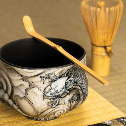 抹茶碗　青龍　高橋亞希 KOTOPOTTER